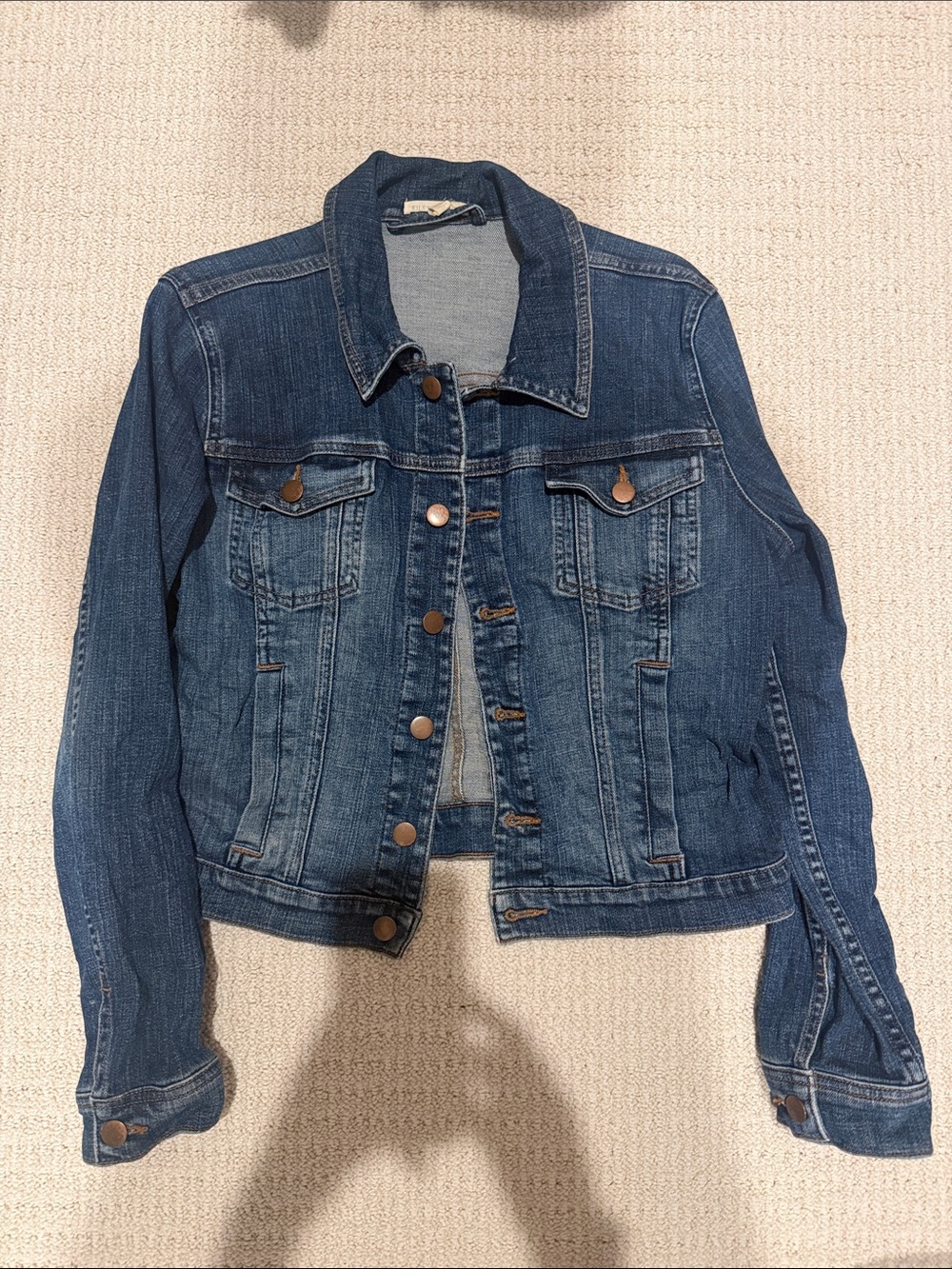 Eileen Fisher Blue Denim Jean Jacket